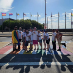 fr pride committee on crosswalk