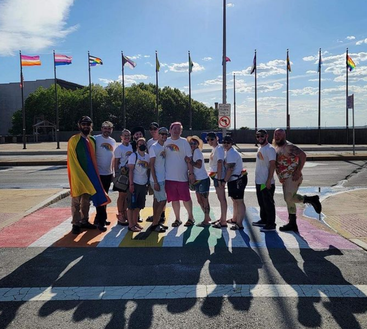 Fall River Unveils its First Pride Crosswalk