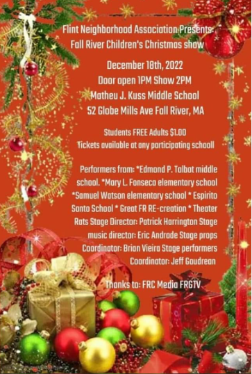 Flint Neighborhood Association Presents: Fall River Children’s Christmas Show