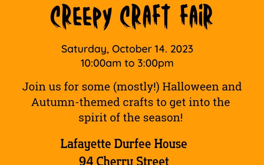 Creepy Craft Fair!