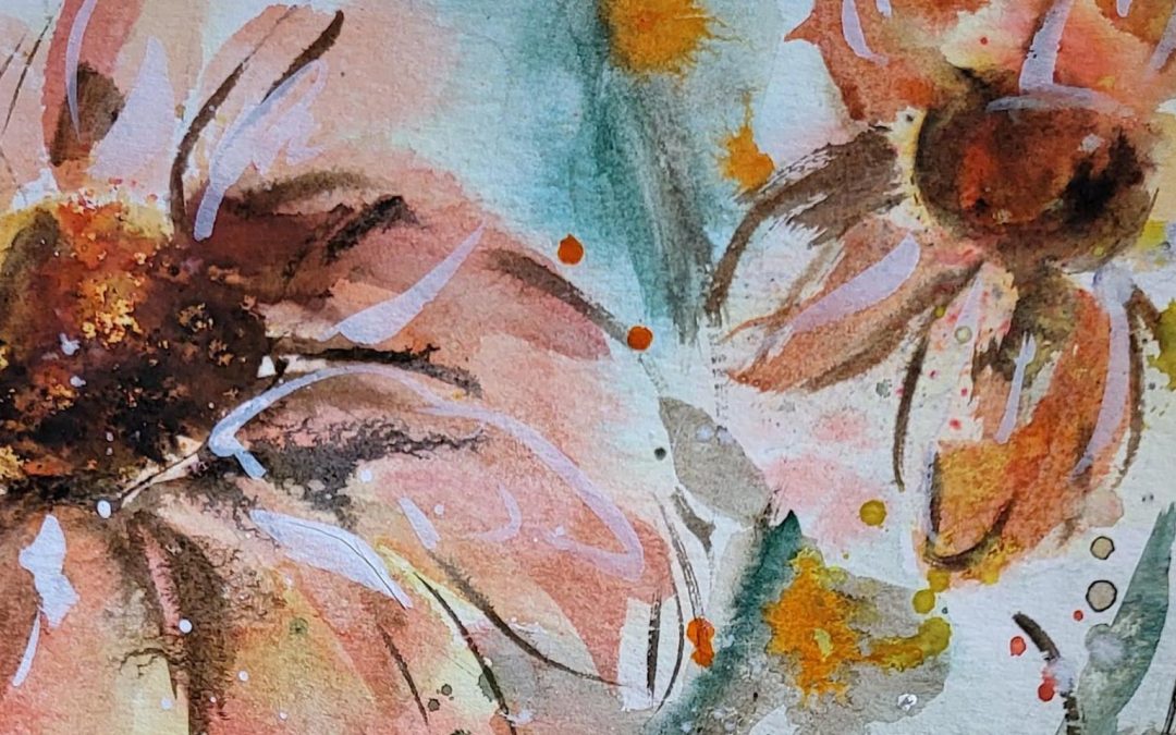 Bold & Loose Flowers in Watercolor