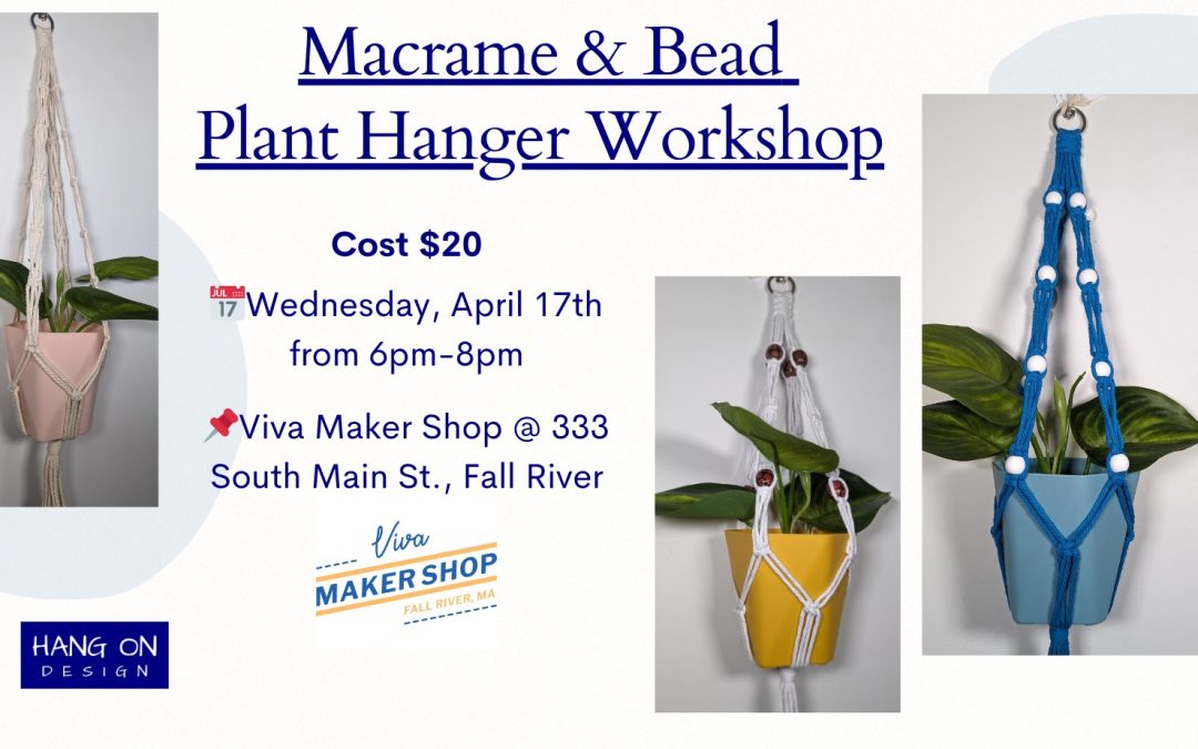 Macrame & Bead Plant Hanger Workshop