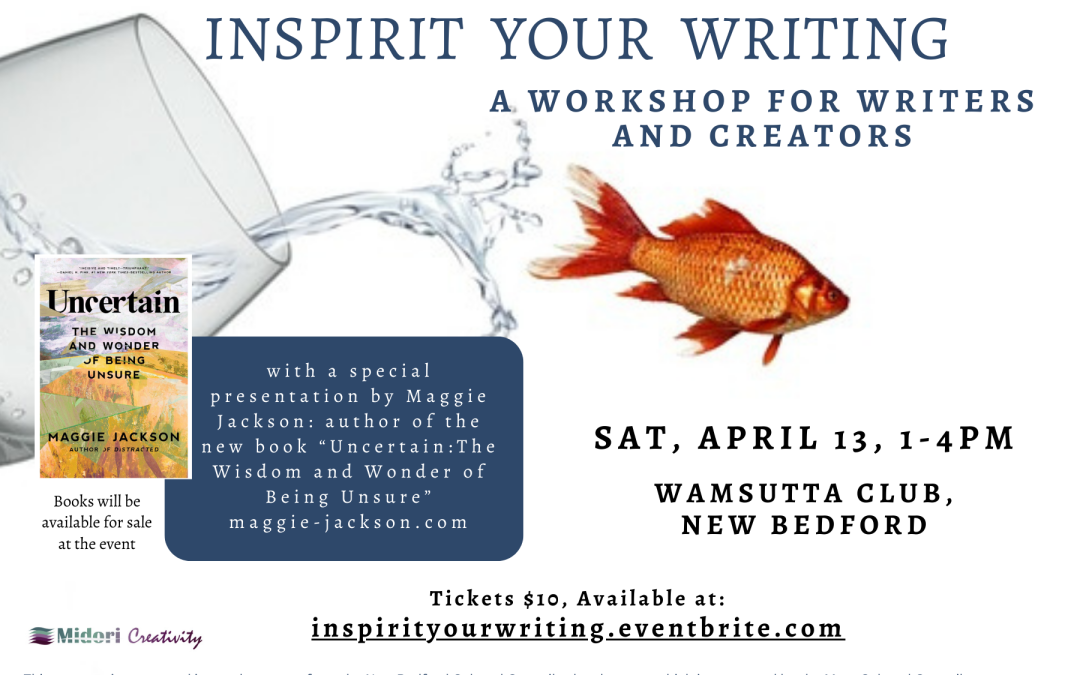Inspirit Your Writing! A Workshop for Writers and Creators