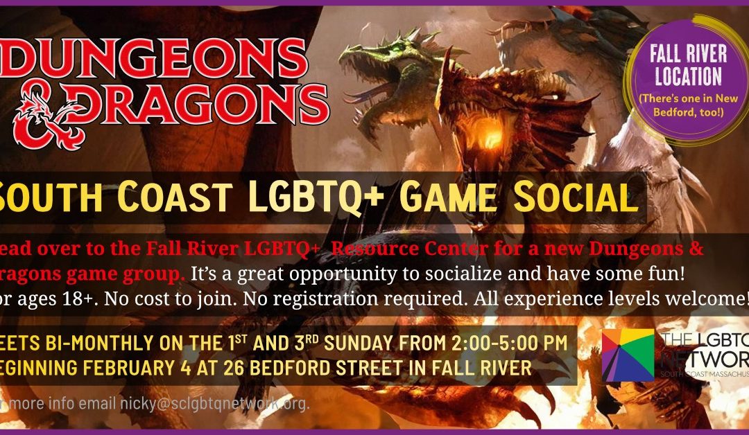 Dungeons & Dragons: South Coast LGBTQ+ Game Social