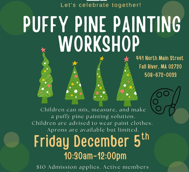 Puffy Pine Painting