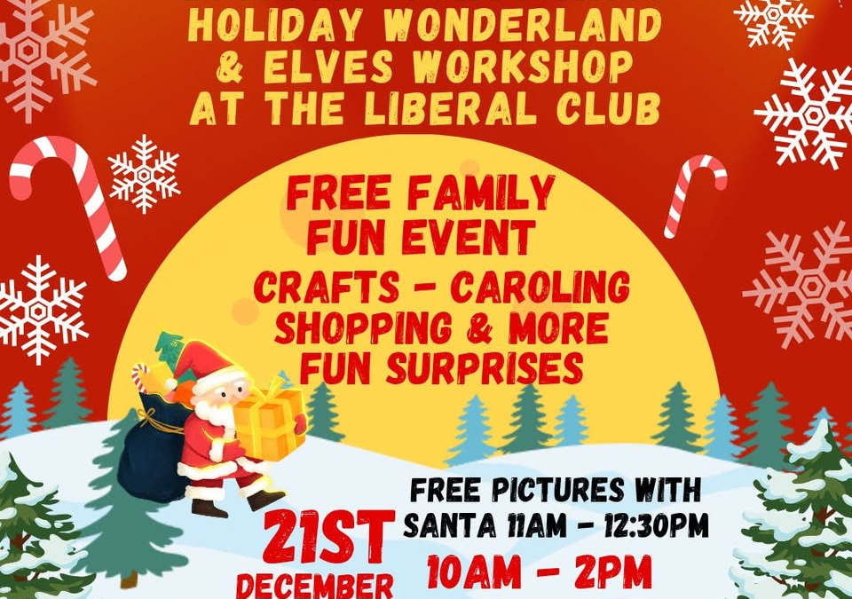 Santa’s Bristol County’s Holiday Party & Elves Workshop