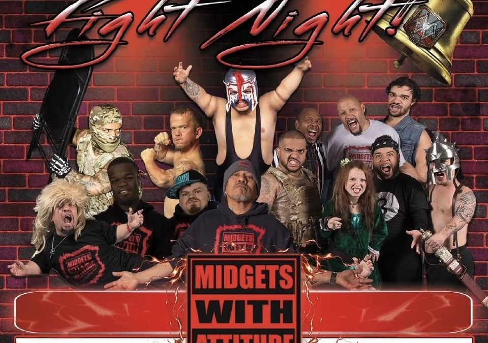 Midgets with Attitude Wrestling Show & music by Under the Horizon
