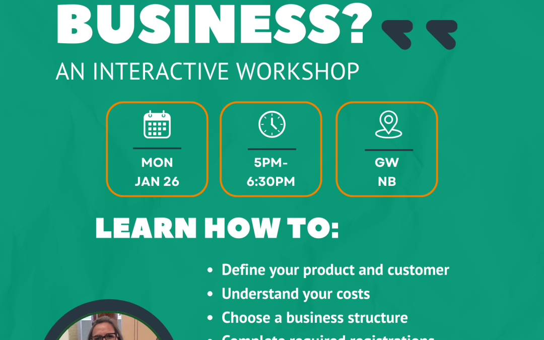 So, You Want to Start a Business?: An Interactive Workshop