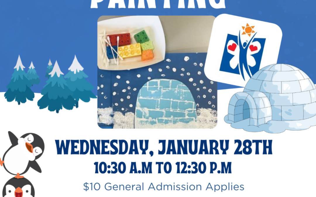 Lego Igloo Painting
