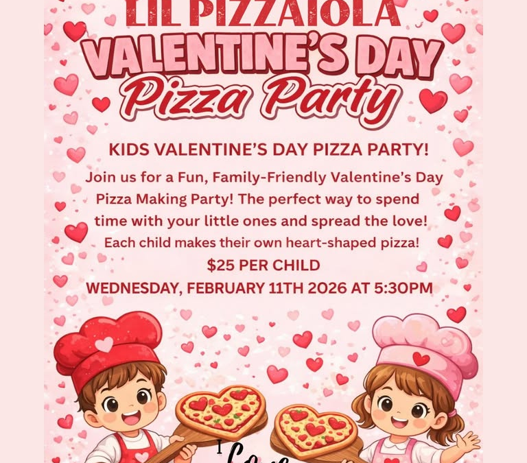 Kids Valentine’s Day Pizza Party