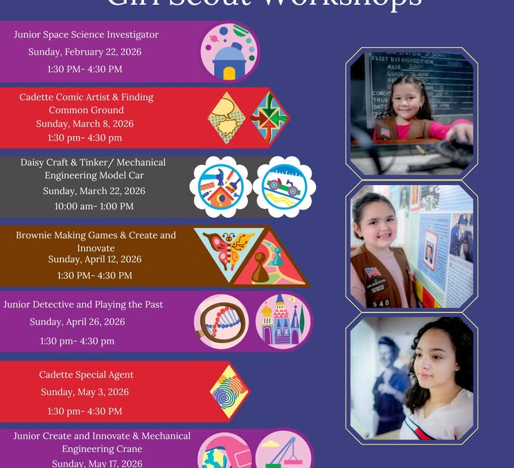 Spring Girl Scout Workshops
