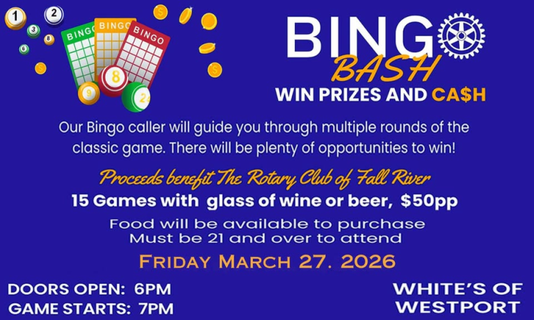 The Rotary Club of Fall River 3rd Annual Bingo Bash