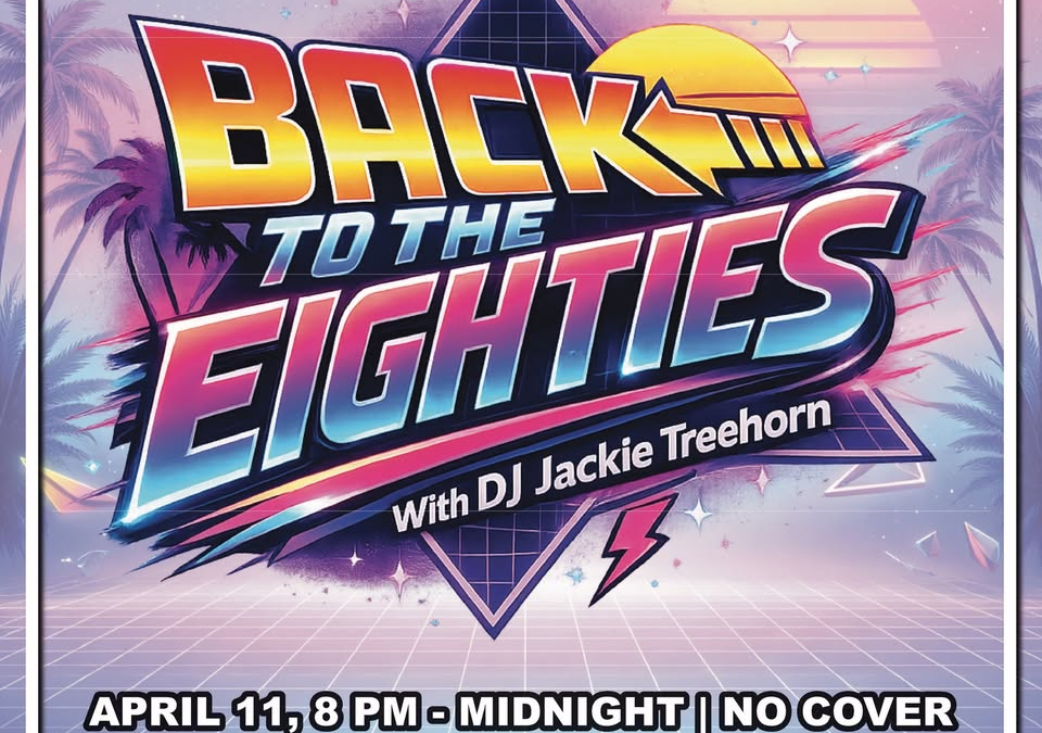 Back to the 80s with DJ Jackie Treehorn