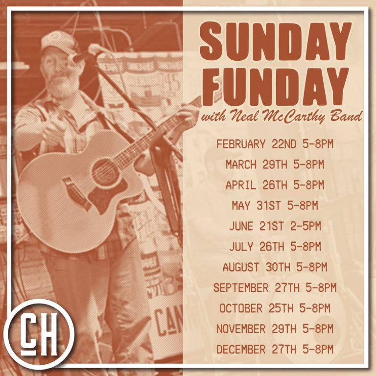 Sunday Funday with Neal McCarthy Band and Mark Russell on Fiddle
