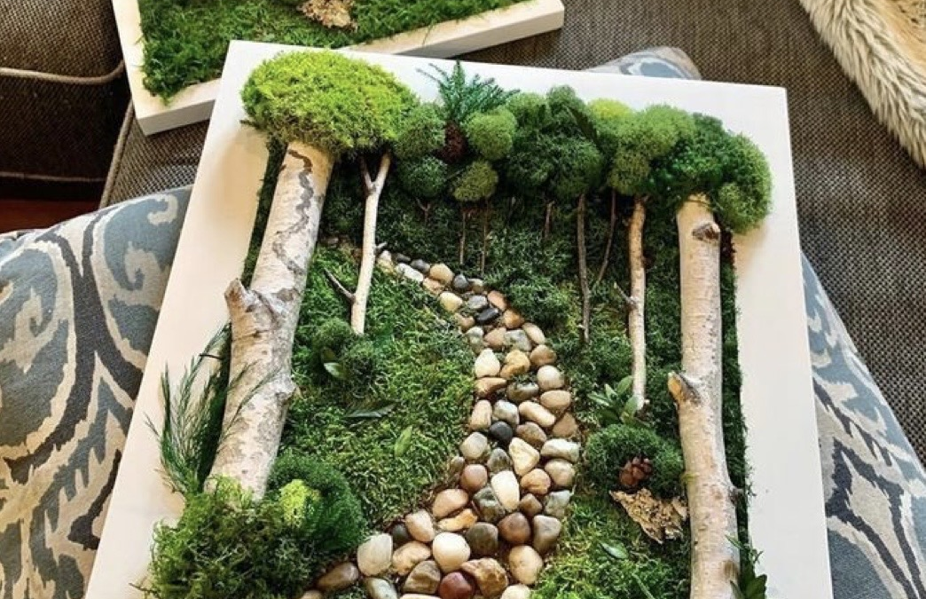 Framed Woodland Scene Craft