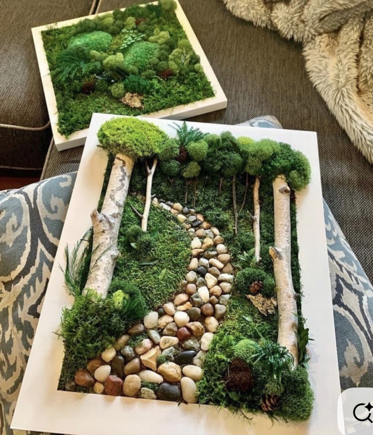 Framed Woodland Scene Craft