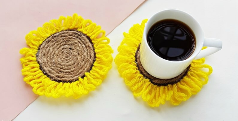 Sunflower Coaster Craft Class