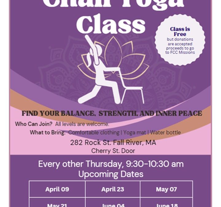 Chair Yoga @ First Congregational Church of Fall River
