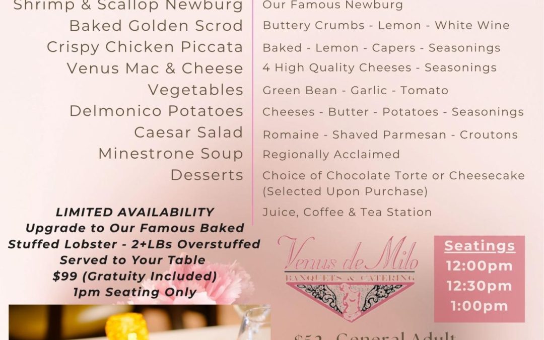 Mother’s Day at Venus de Milo