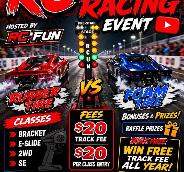 Rc Drag Racing Foam vs Rubber Tire