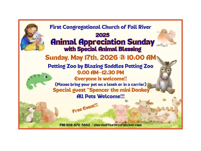 Animal Appreciation Sunday with Special Animal Blessing