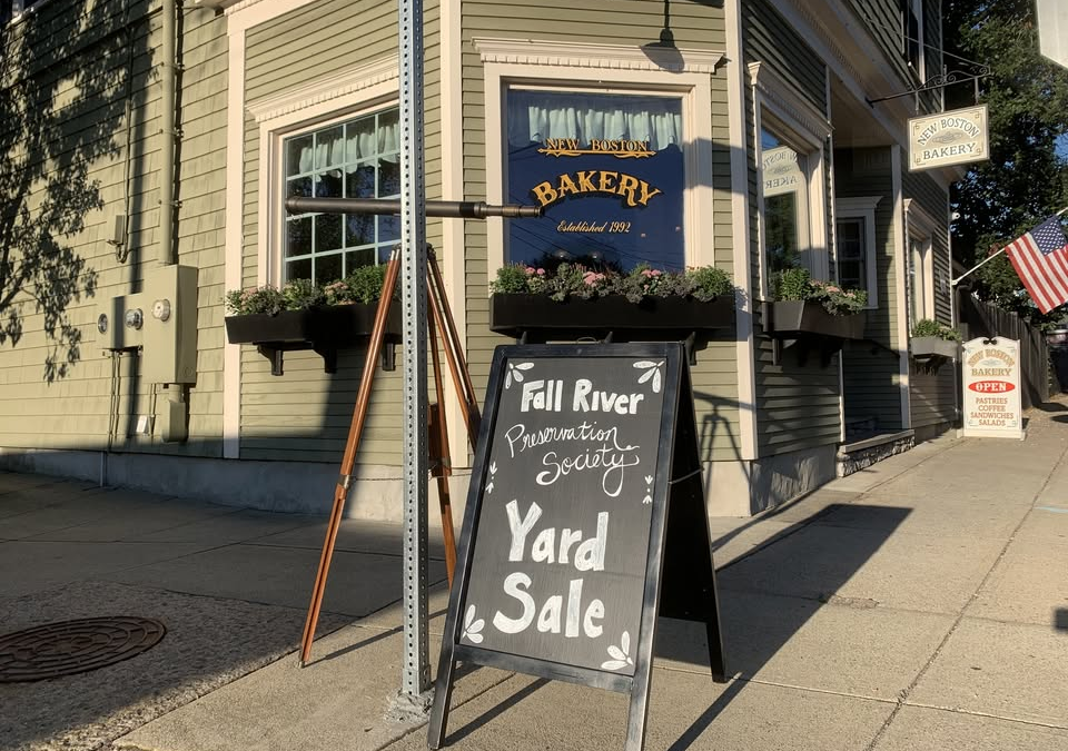 Yard Sale Fundraiser for the Preservation Society of Fall Rver