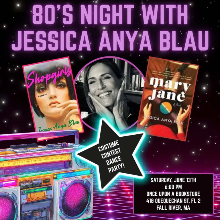 80s Night with Jessica Anya Blau