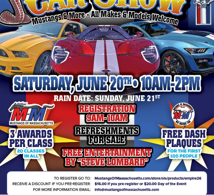 8th Annual Mustangs & More Car Show