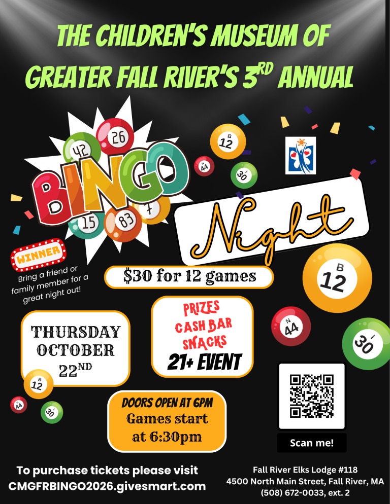 The Children's Museum of Greater Fall River's 3rd Annual Bingo Night