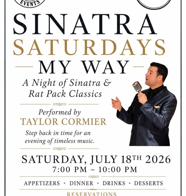 Sinatra Saturdays “My Way” Live