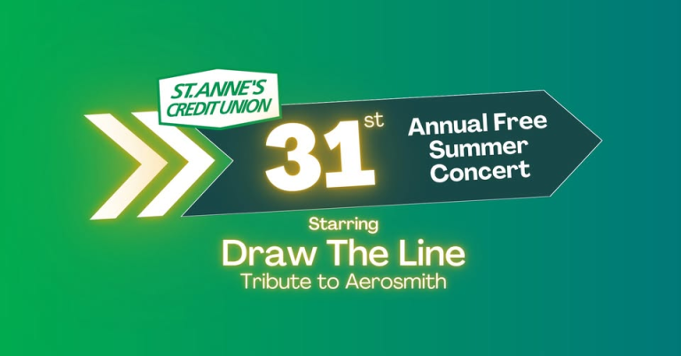 St. Anne's Credit Union 31st Annual Free Summer Concert: Draw the Line
