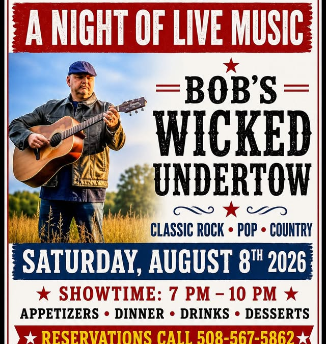 Bob’s Wicked Undertow: Classic Rock, Pop & Country