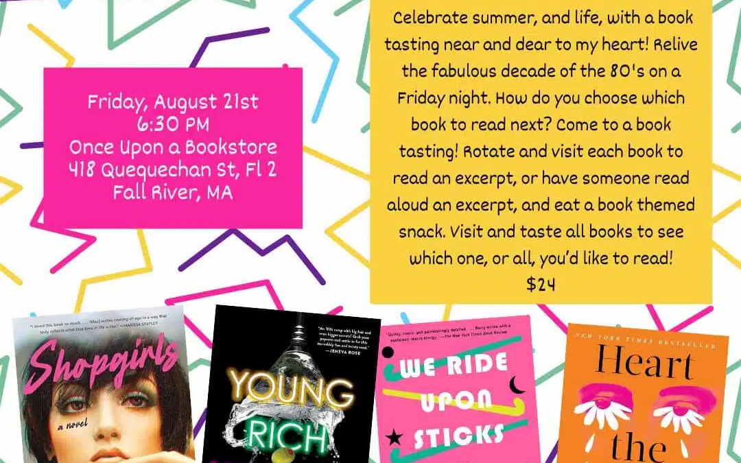 Book Tastings: The 80’s Edition