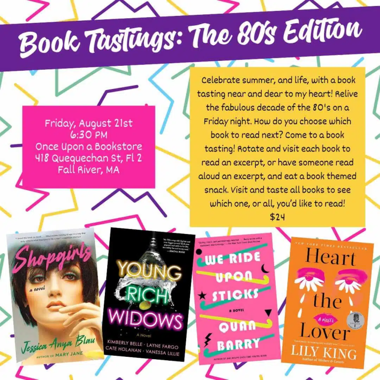 Book Tastings: The 80’s Edition