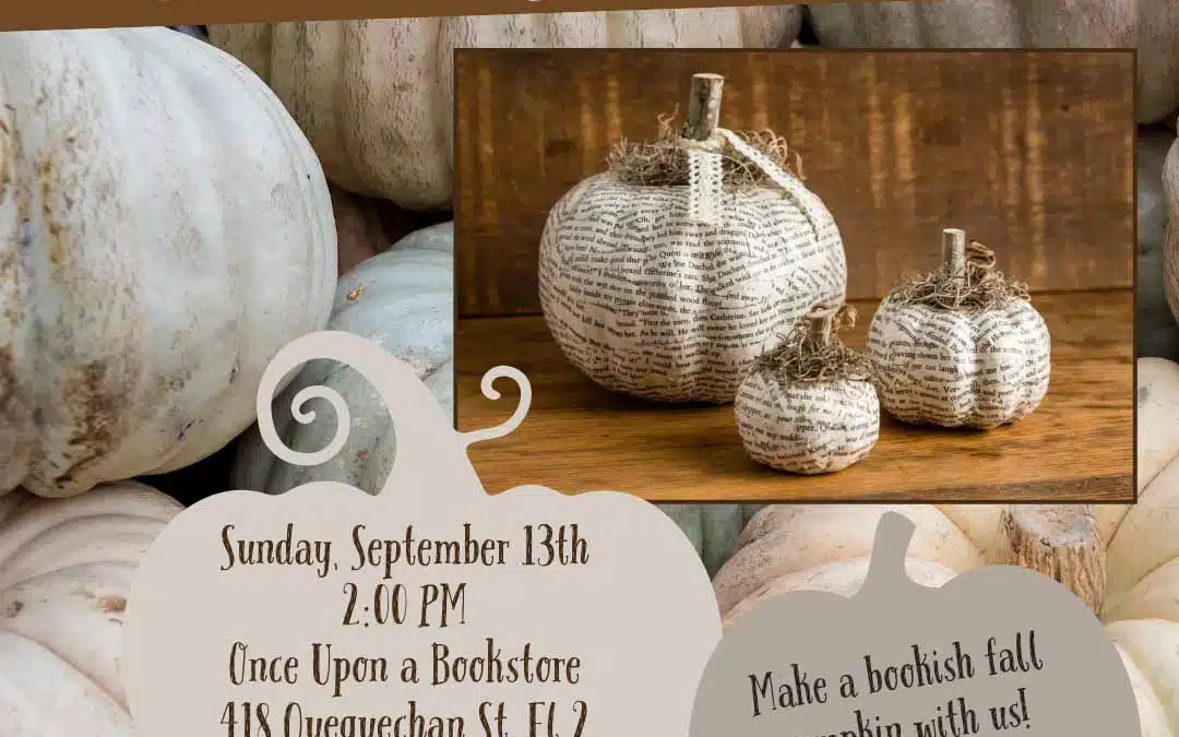 Book Page Pumpkins