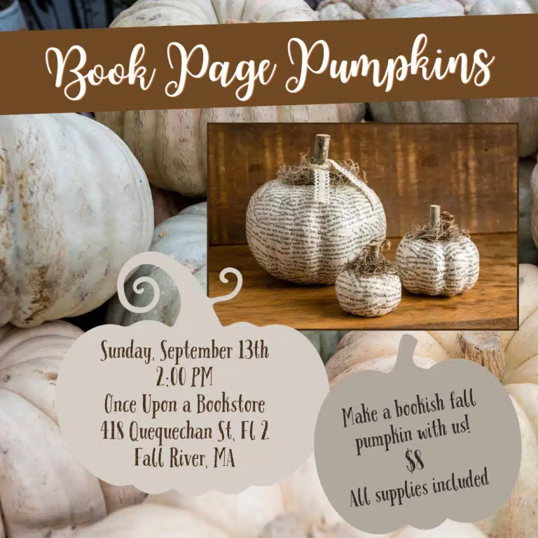 Book Page Pumpkins