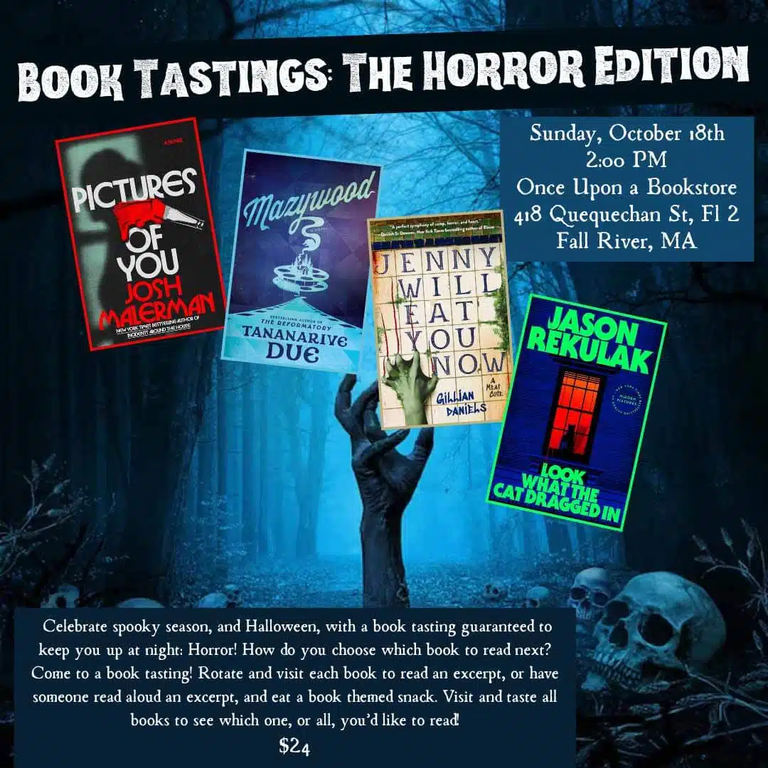 Book Tastings: The Horror Edition