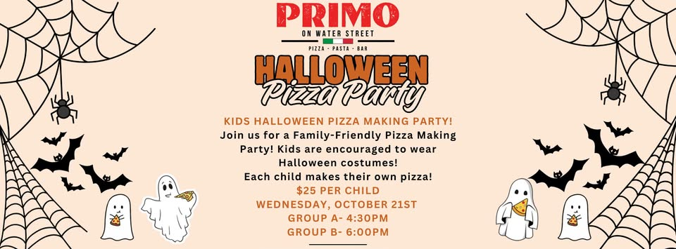 Halloween Kids Pizza Party