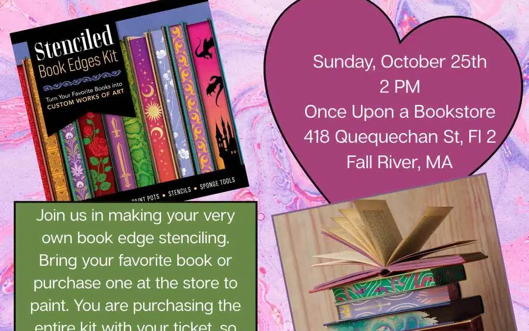 Book Edge Stenciling