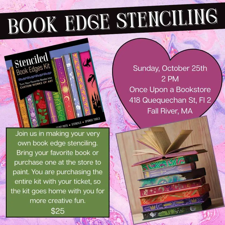 Book Edge Stenciling