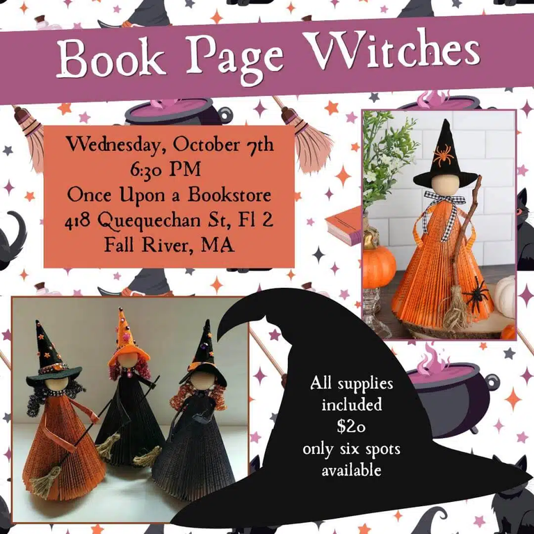 Book Page Witches